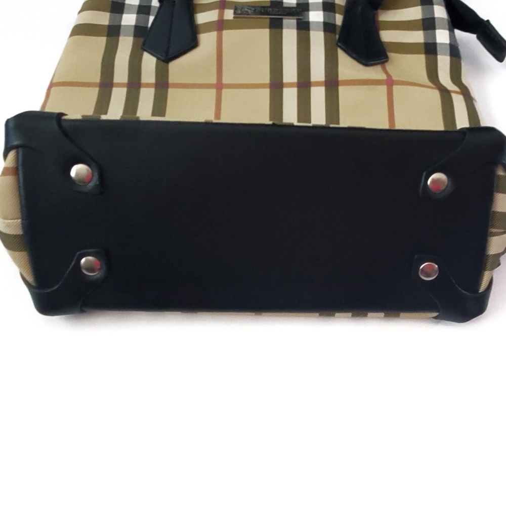 Authentic Vintage Burberry Nova Check Mini Tote - Picture 4 of 16